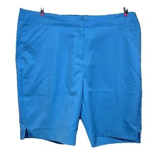 PGA TOUR women's chino Blue Women's Shorts 12